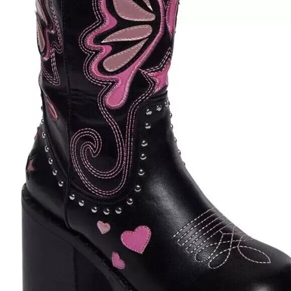 THE " WICKED WEST " PLATFORM BOOTS THE " BRATTY " (Fast shipping) (Brand new) - Picture 3 of 4